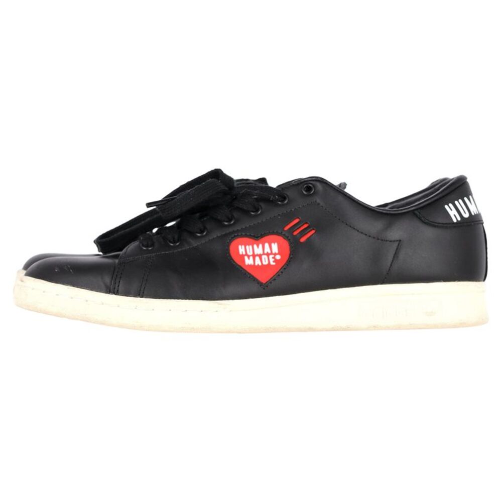 Adidas  x Human Made Stan Smith Low Top Sneakers in Black Leather - Picture 5 of 8